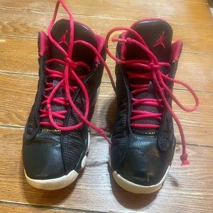 Nike Air Jordan XIII 13 Retro Black Pink White 2010  Youth Size 2 Shoes
